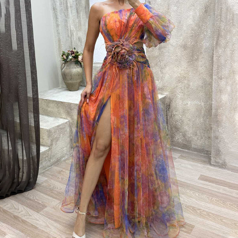 Mia | Robe élégante à une épaule
