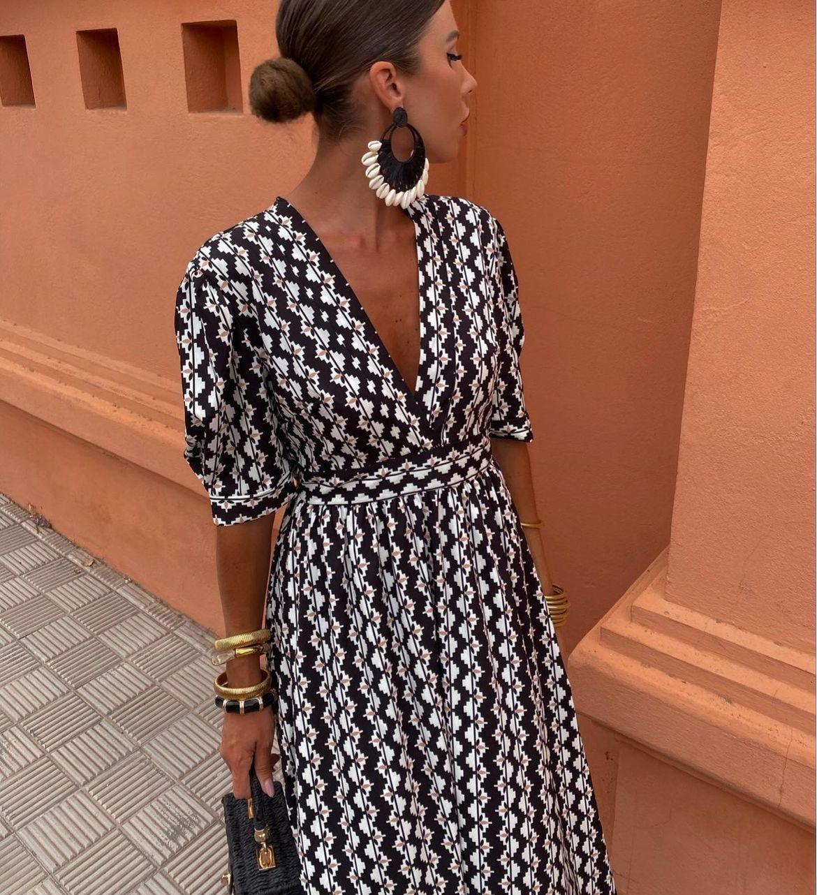 Enrika™ | Robe d'Été à Imprimé Ethnique