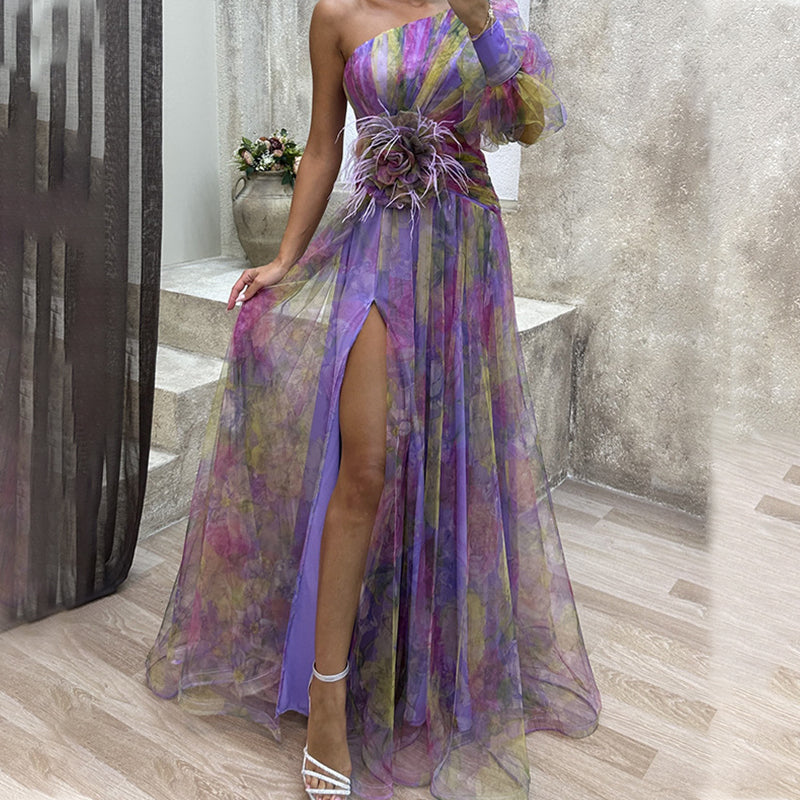 Mia | Robe élégante à une épaule
