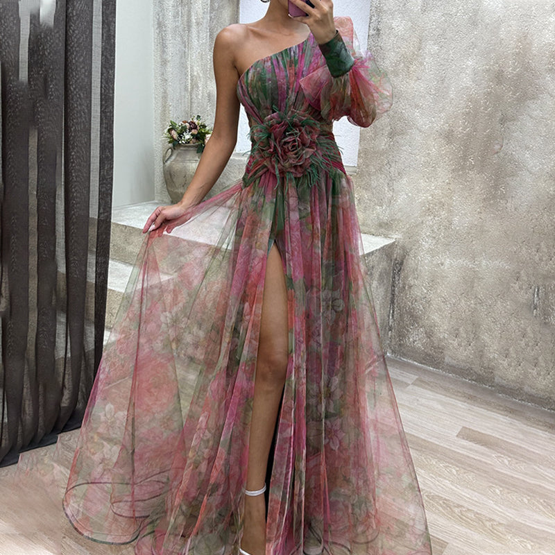 Mia | Robe élégante à une épaule