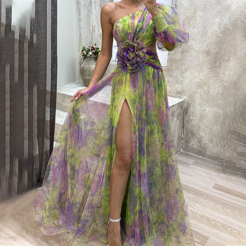 Mia | Robe élégante à une épaule